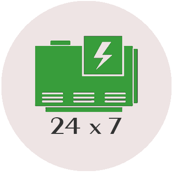 24x7 Power Backup