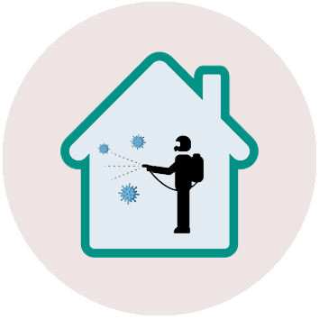 All Rooms sanitized before your stay