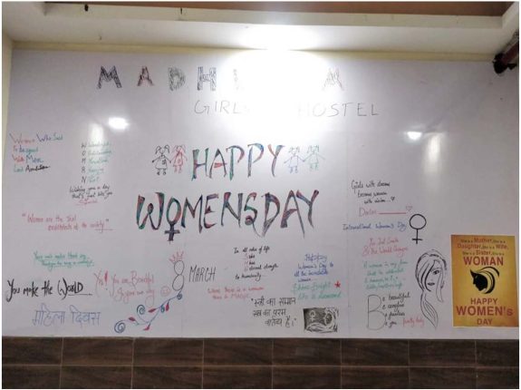 31 Womens Day Celebration in Best Girls Hostel in landmark