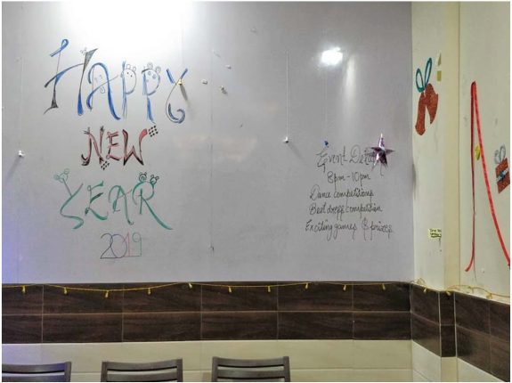 41 New year Celebration in Best Girls Hostel in landmark