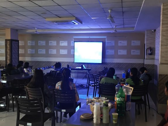 54 Movie Show in Girls Hostel in Kota